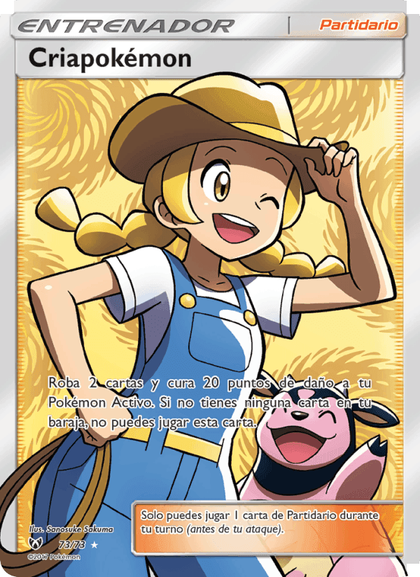 Criapokémon, card 73 from Leyendas Luminosas