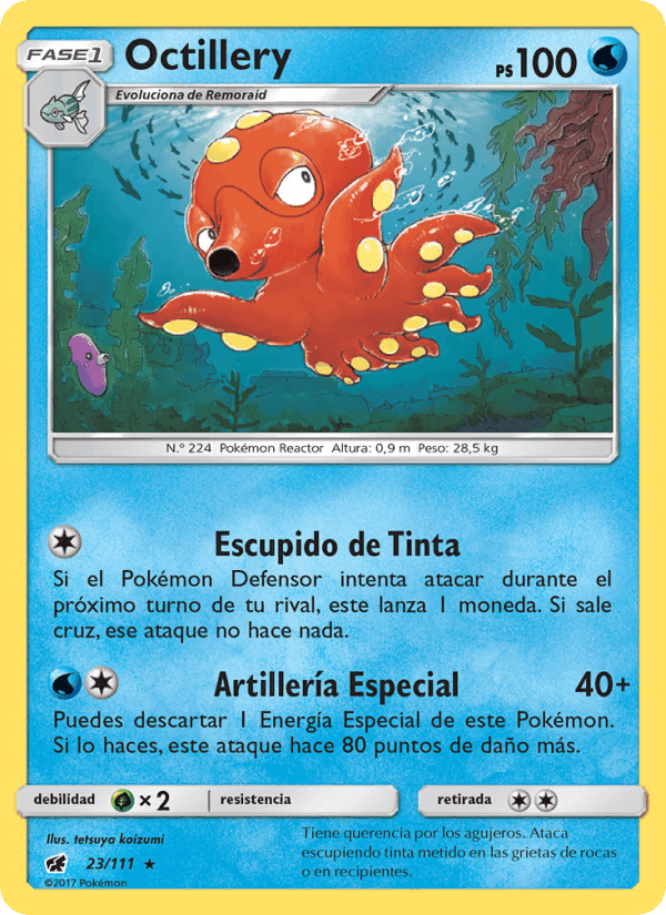 Octillery, carta 23 de Invasión Carmesí