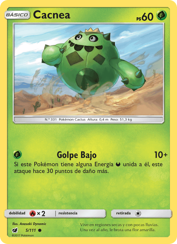 Cacnea, carta 5 de Invasión Carmesí