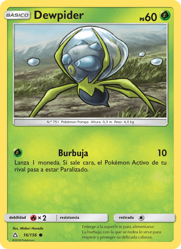 Dewpider, carta 16 de Ultraprisma