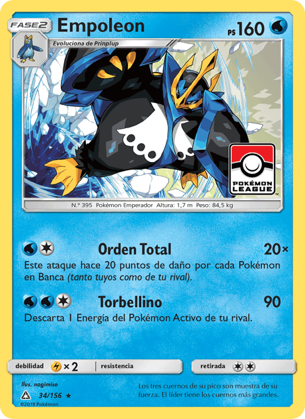Empoleon, carta 34 de Ultraprisma