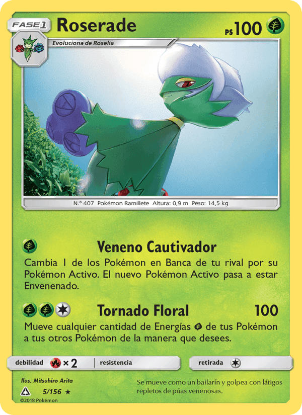 Roserade, carta 5 de Ultraprisma