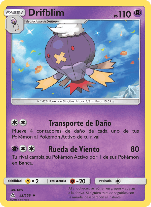 Drifblim, carta 52 di Ultraprisma