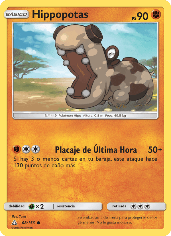 Hippopotas, card 68 from Ultraprisma