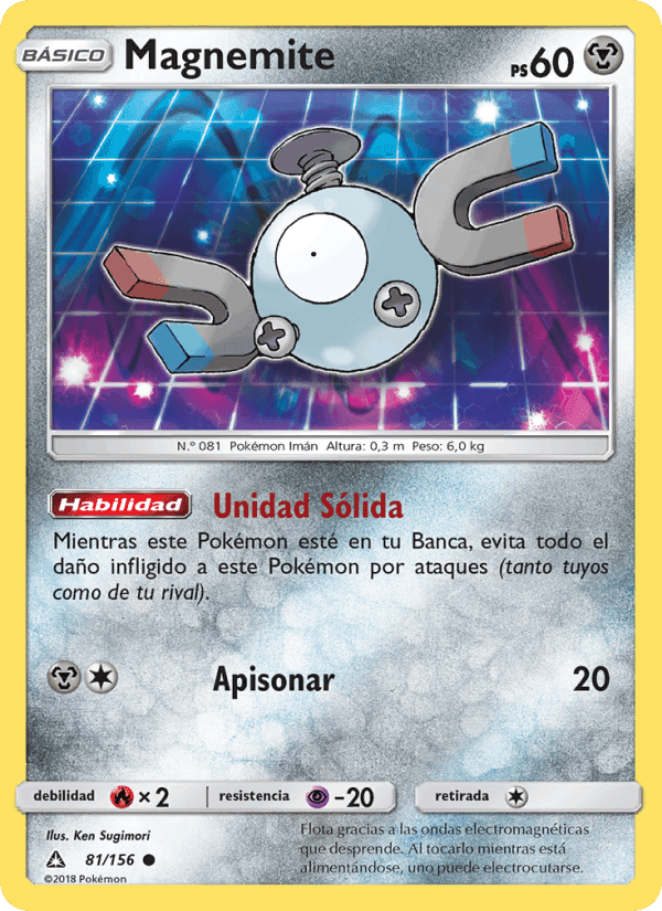 Magnemite, card 81 from Ultraprisma
