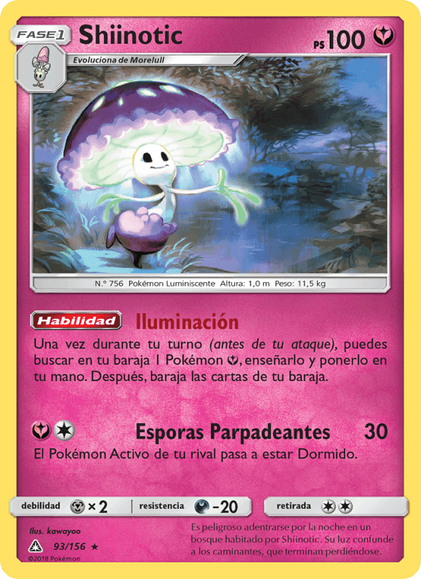 Shiinotic, card 93 from Ultraprisma