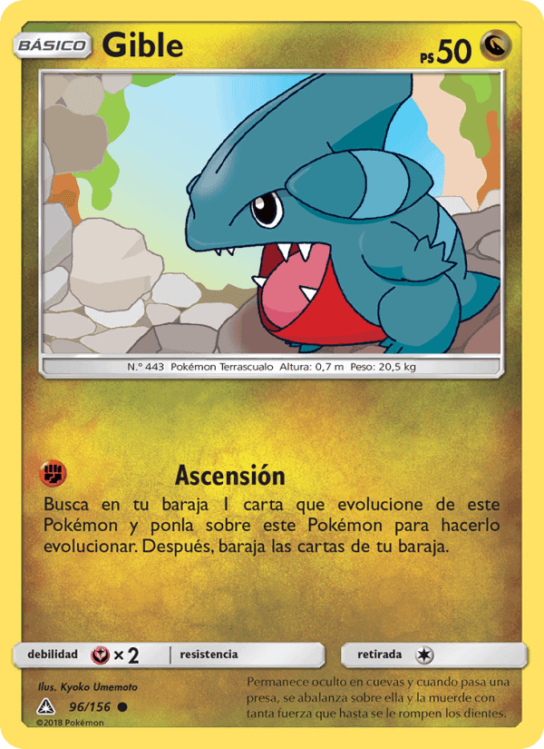 Gible, card 96 from Ultraprisma