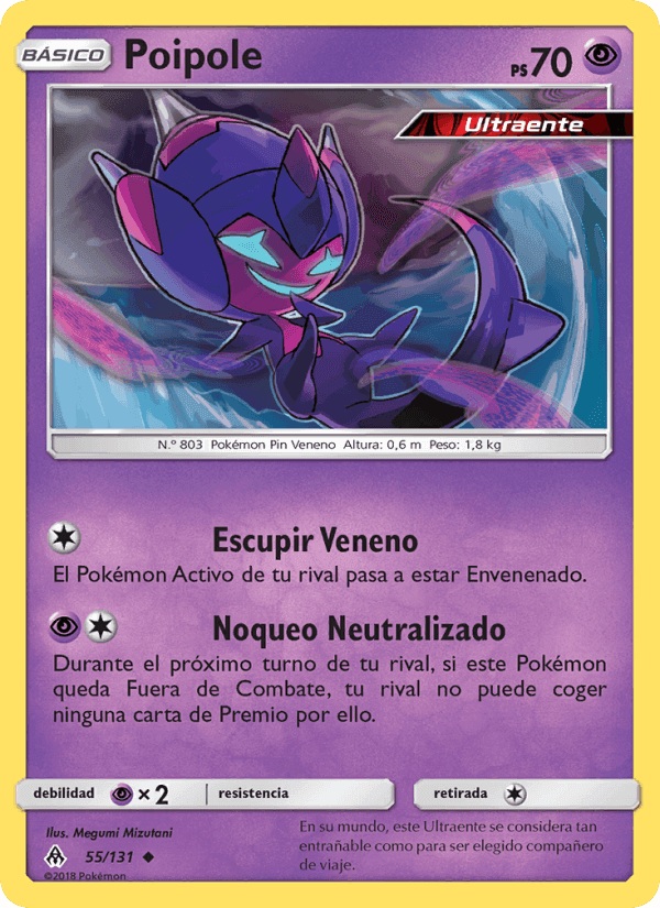 Poipole, carta 55 di Luz Prohibida
