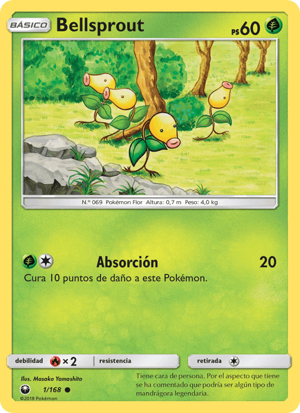Bellsprout, carta 1 di Tormenta Celestial