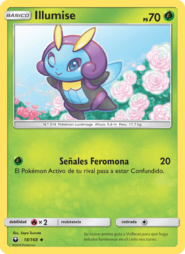 Illumise, carta 18 de Tormenta Celestial