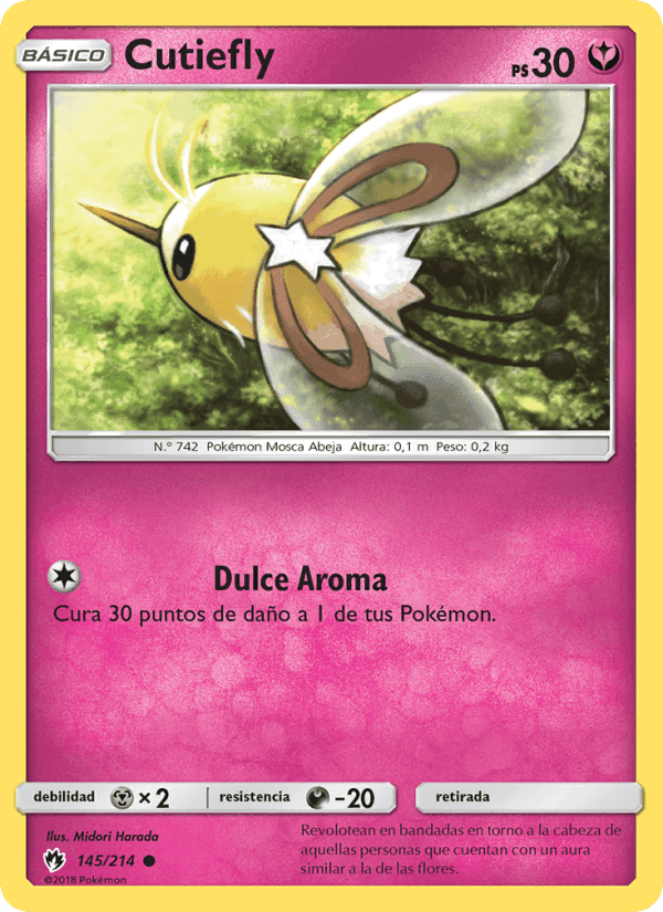 Cutiefly, carta 145 de Truenos Perdidos