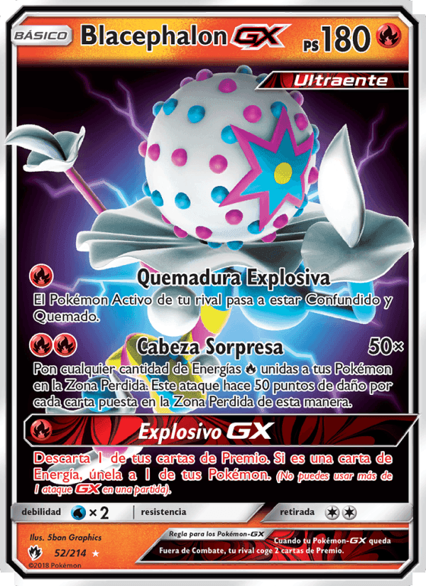 Blacephalon GX, carta 52 di Truenos Perdidos