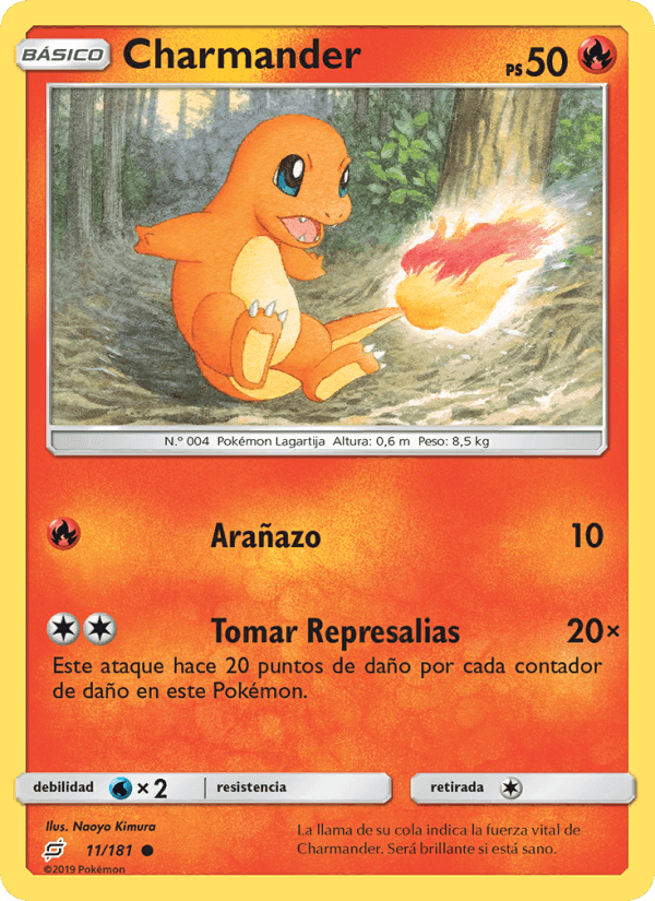 Charmander, carta 11 de Union de Aliados