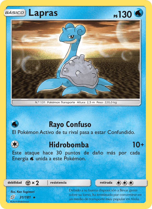 Lapras, carte 31 de Union de Aliados