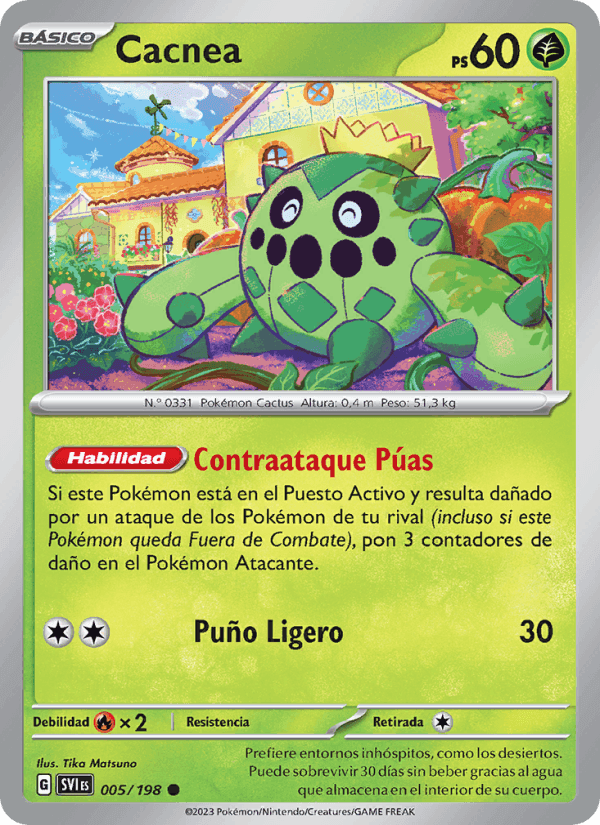 Cacnea, carta 005 de Escarlata y Púrpura