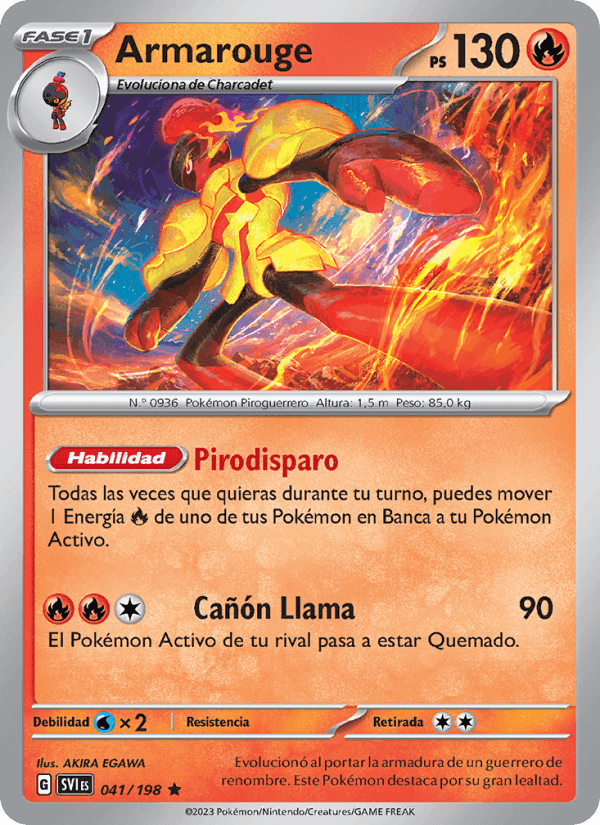 Armarouge, carta 041 de Escarlata y Púrpura