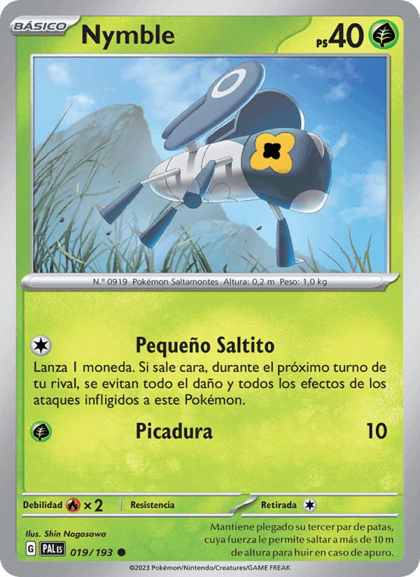 Nymble, carta 019 di Evoluciones en Paldea
