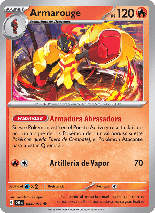 Armarouge, carta 044 de Llamas Obsidianas