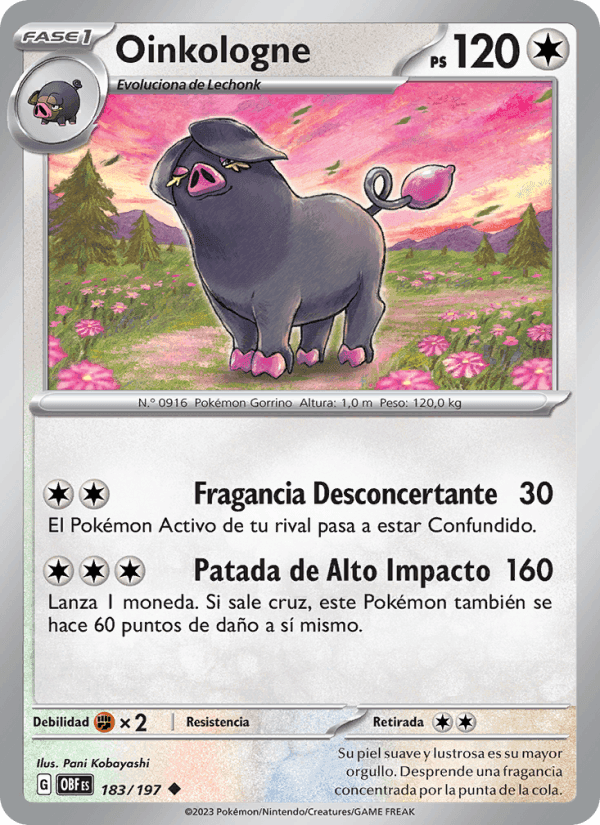 Oinkologne, carte 183 de Llamas Obsidianas