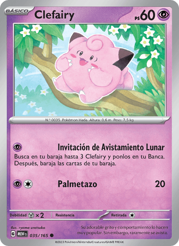 Clefairy, carte 035 de 151