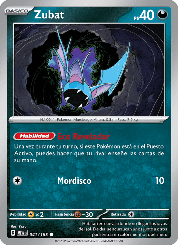 Zubat, card 041 from 151