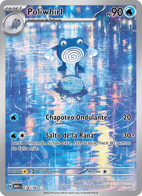 Poliwhirl, carta 176 di 151