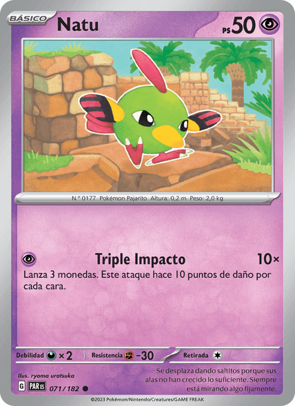 Natu, card 071 from Brecha Paradójica