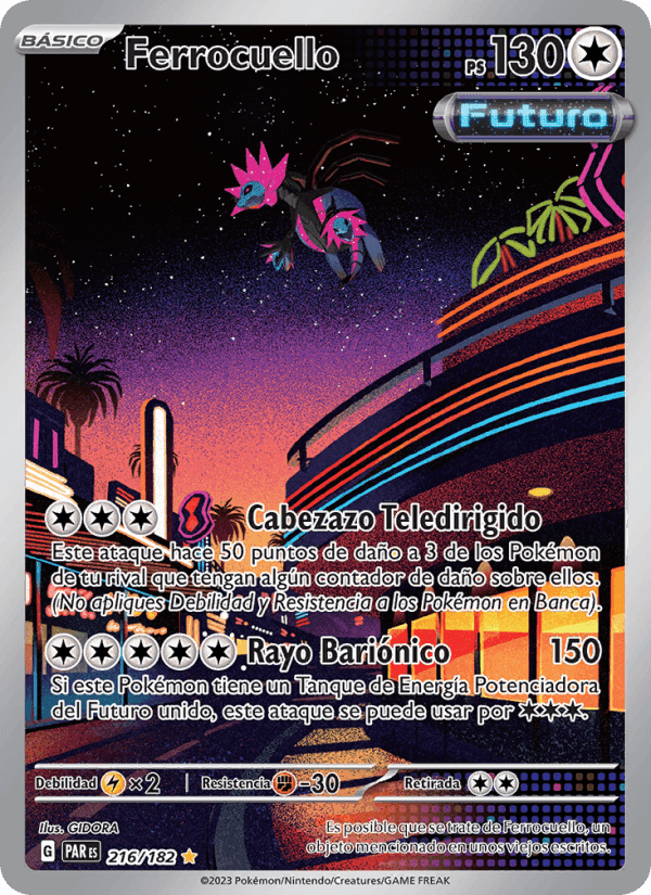 Ferrocuello, carta 216 de Brecha Paradójica