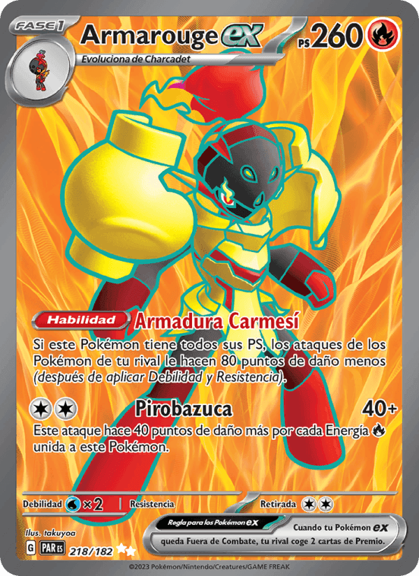 Armarouge ex, card 218 from Brecha Paradójica