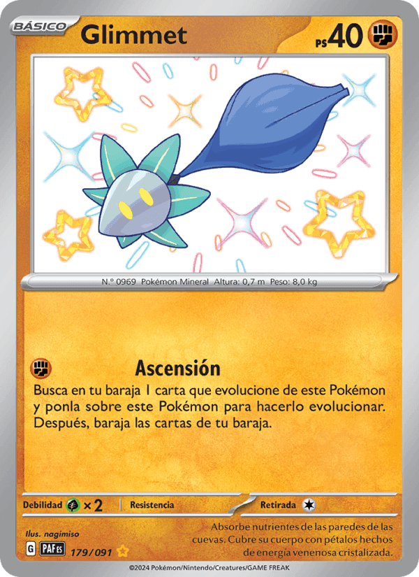Glimmet, card 179 from Destinos de Paldea