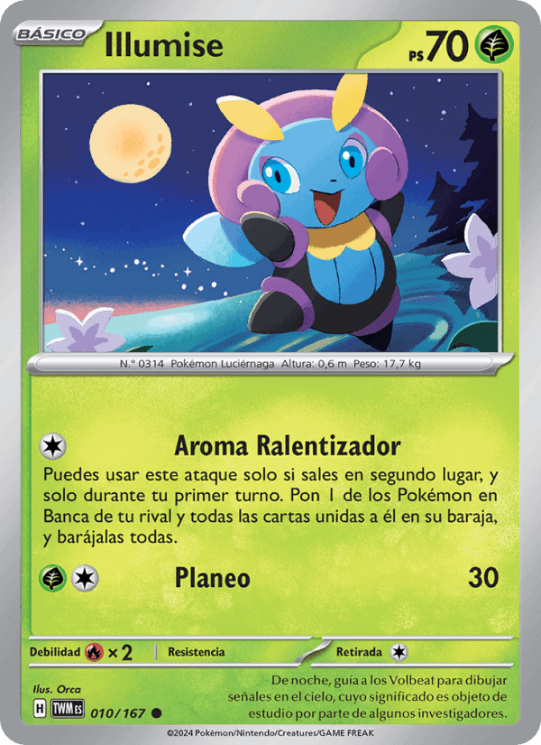Illumise, carte 010 de Mascarada Crepuscular