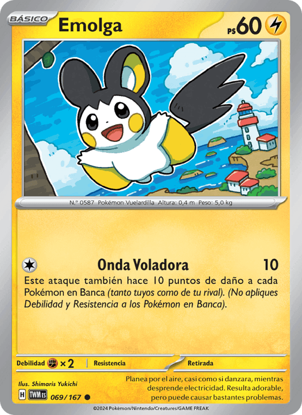 Emolga, carta 069 de Mascarada Crepuscular