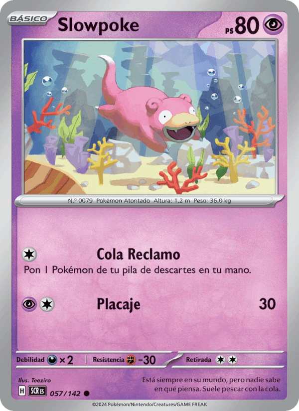 Slowpoke, carta 057 de Corona Astral