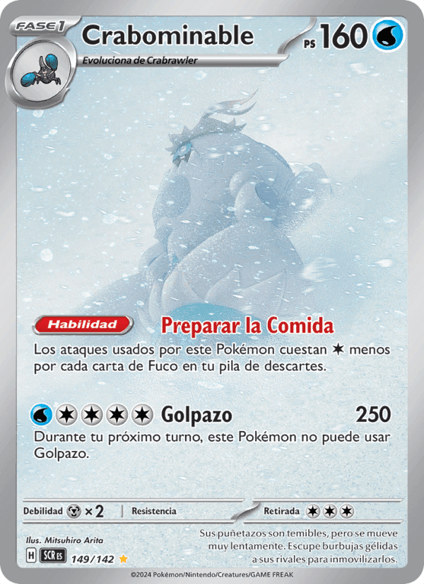 Crabominable, carta 149 de Corona Astral