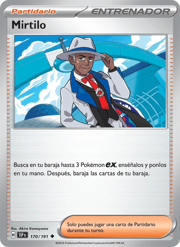 Mirtilo, carta 170 de Chispas Fulgurantes