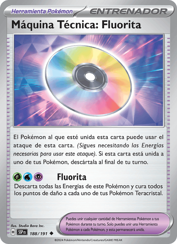 Máquina Técnica: Fluorita, carta 188 de Chispas Fulgurantes