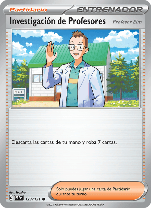 Investigación de Profesores, card 123 from Evoluciones Prismáticas