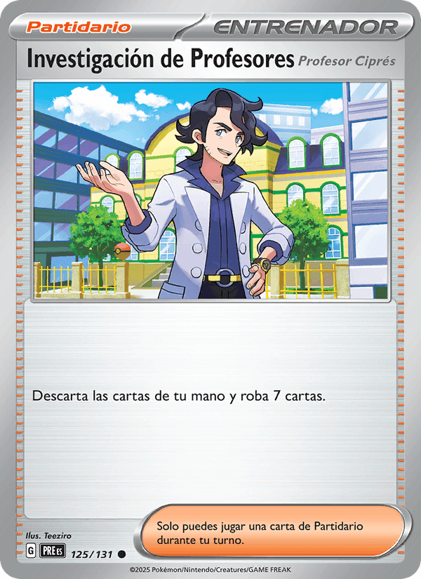 Investigación de Profesores, card 125 from Evoluciones Prismáticas