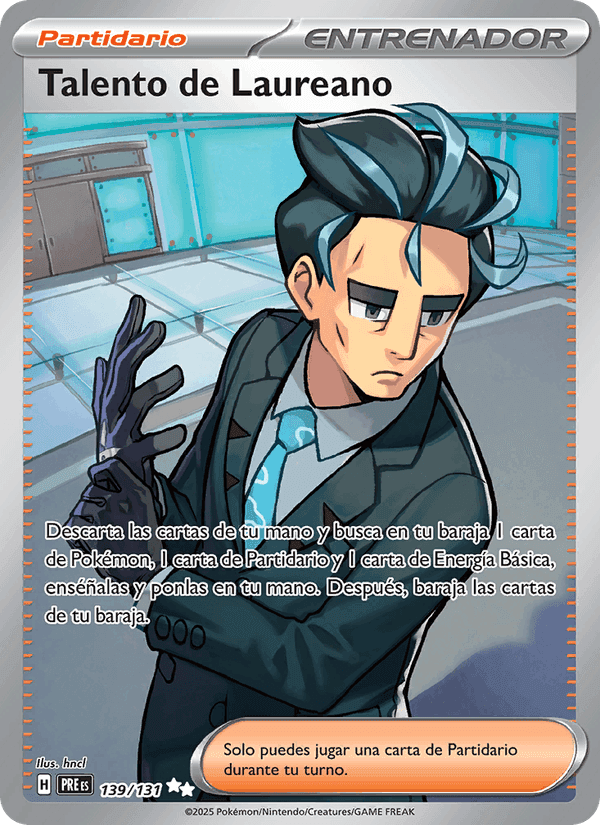 Talento de Laureano, card 139 from Evoluciones Prismáticas