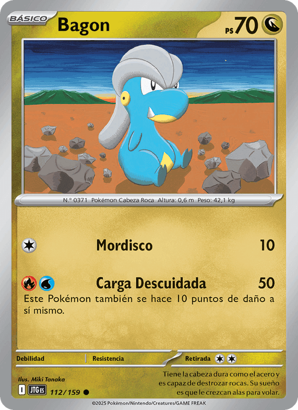 Bagon, carta 112 de Juntos de Aventuras
