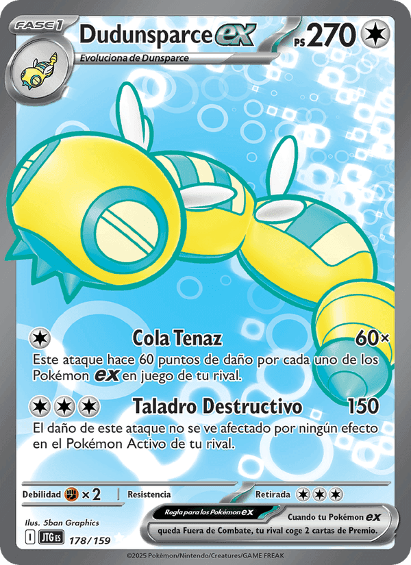 Dudunsparce ex, carta 178 de Juntos de Aventuras