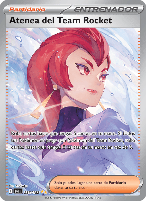 Atenea del Team Rocket, carte 237 de Rivales Predestinados