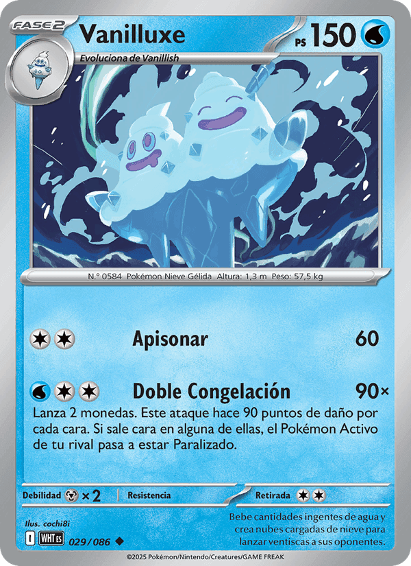Vanilluxe, carta 029 de Llama Blanca