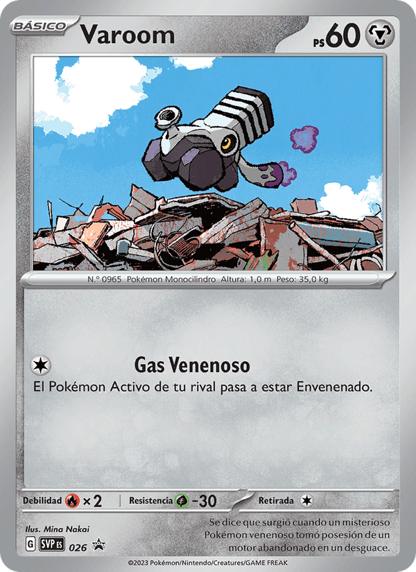 Varoom, carte 026 de SVP Black Star Promos