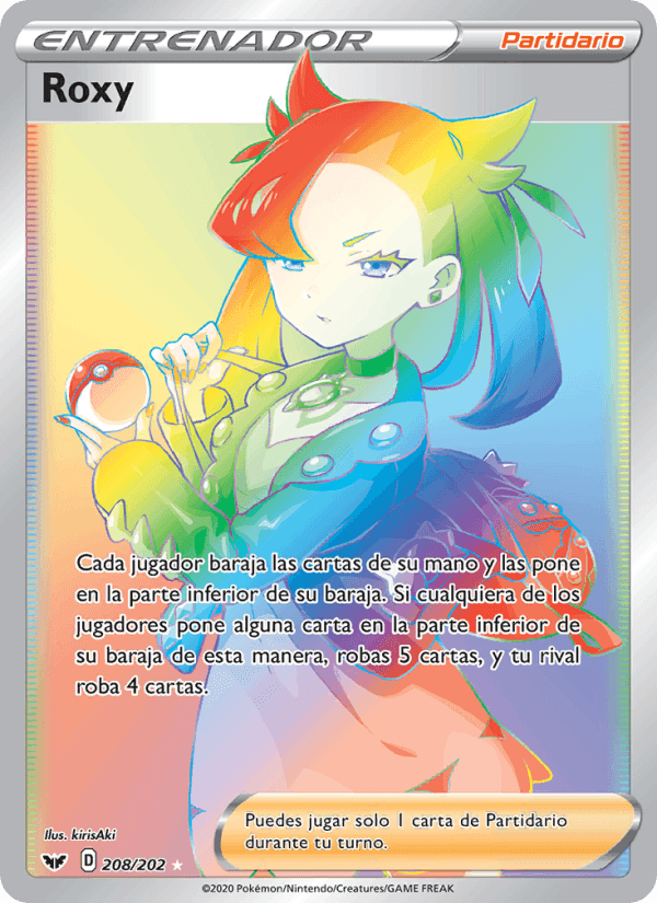 Roxy, card 208 from Espada y Escudo