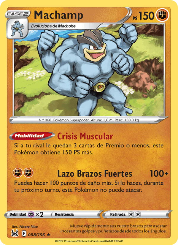 Machamp, card 088 from Origen Perdido