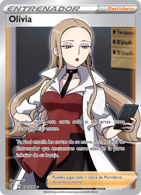 Olivia, carta 191 de Choque Rebelde