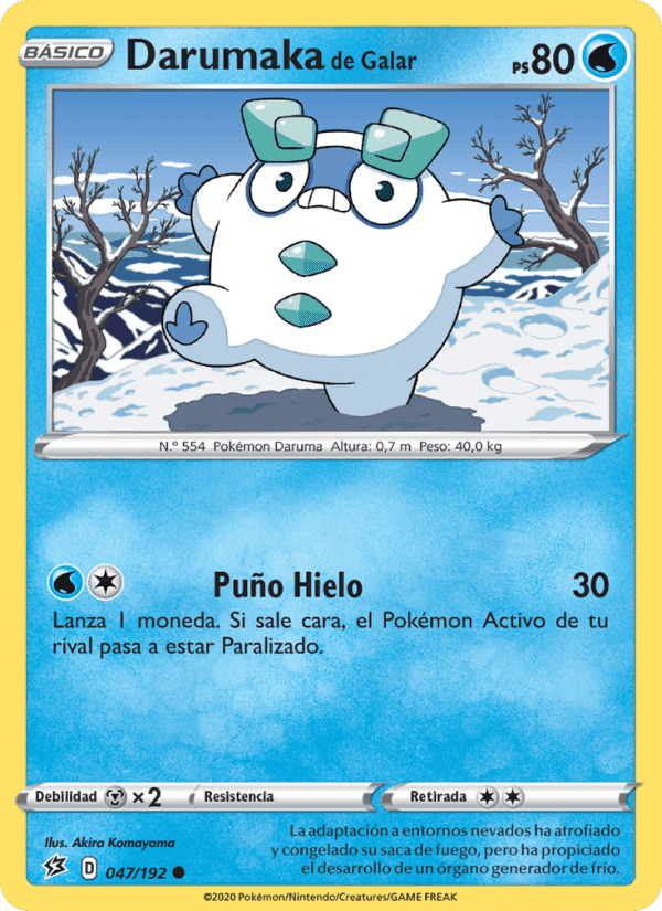 Darumaka de Galar, carta 47 de Choque Rebelde