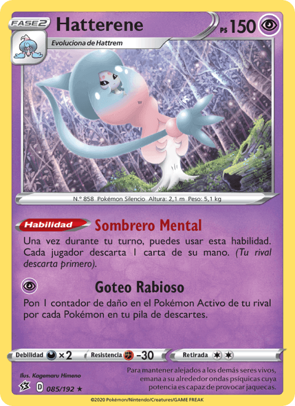 Hatterene, card 85 from Choque Rebelde