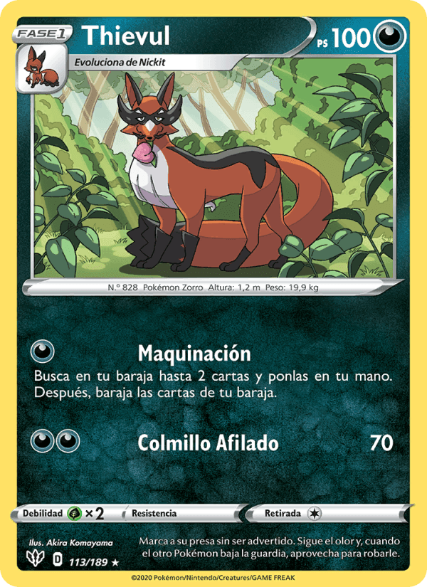 Thievul, card 113 from Oscuridad Incandescente